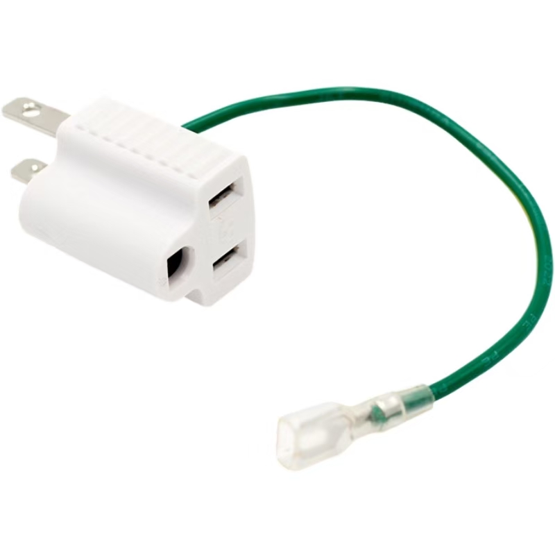 Smart Home Japan - 標準電源ソケットコンバーター AC電気コネクター 2ピンプラグ トラベルアダプター付き ホームスマート TP