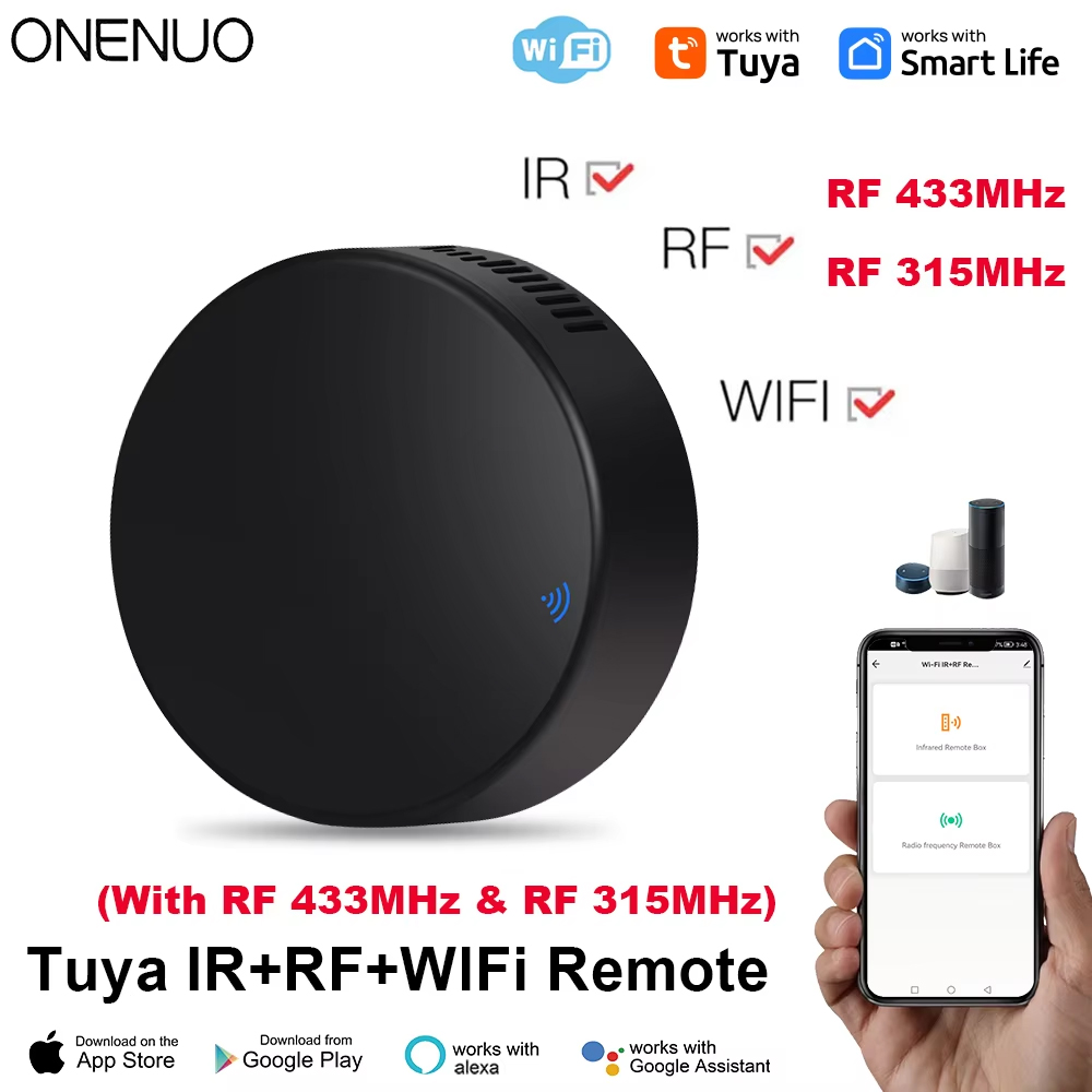 Smart Home Ir - Tuya WiFi RF IR リモコン 433MHz/315MHz