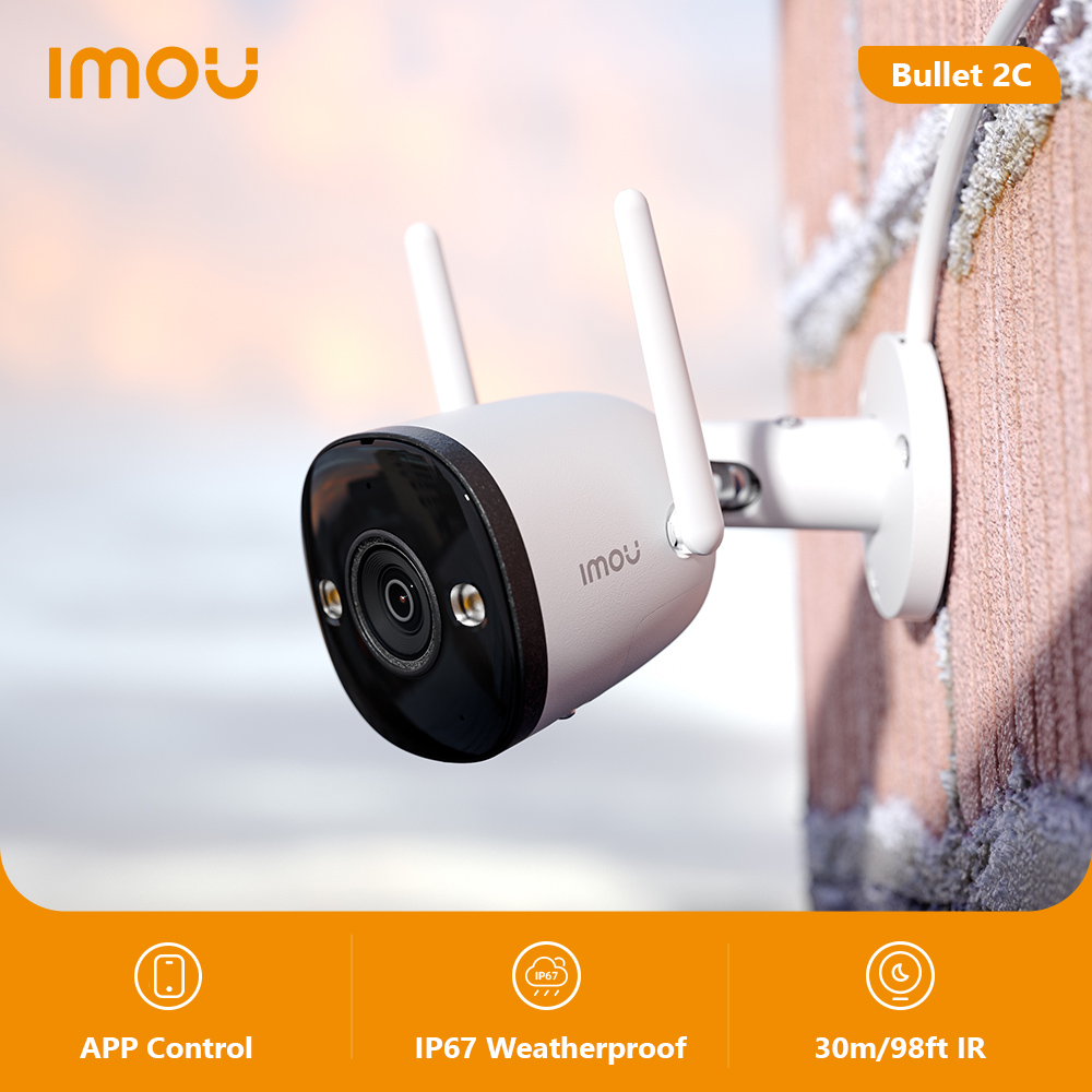 Smart Home Imou - Imou-屋外監視カメラ,自動追跡,防水,人間検出,wifi弾丸,2mp,2mp