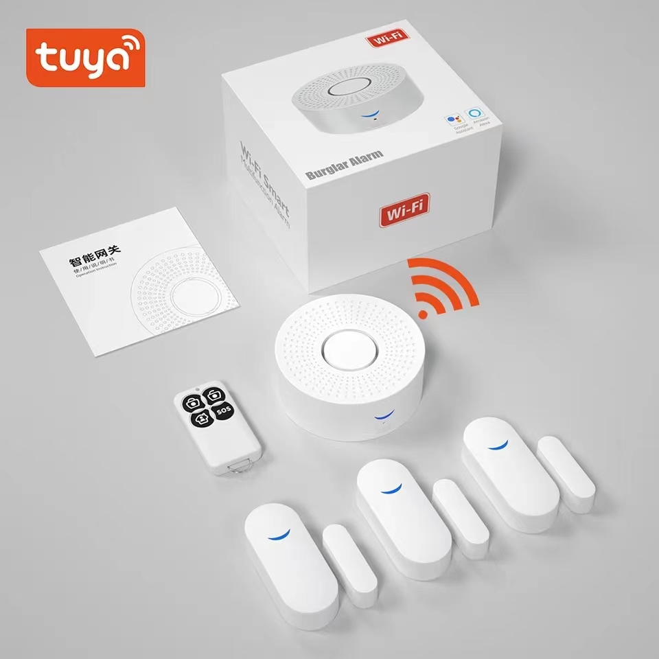 Smart Home Imou - Tuya-インテリジェントホームアラームシステム,Wi-Fi,433MHz,ワイヤレスサイレン,コネクテッドホーム用,アプリケーションによる制御,防犯