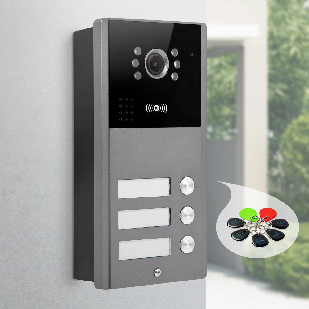 Video Doorbell - (単体ではありません) HOMSECUR MAL-3-AHD ドアベルカメラ RFID カードアクセス機能付き