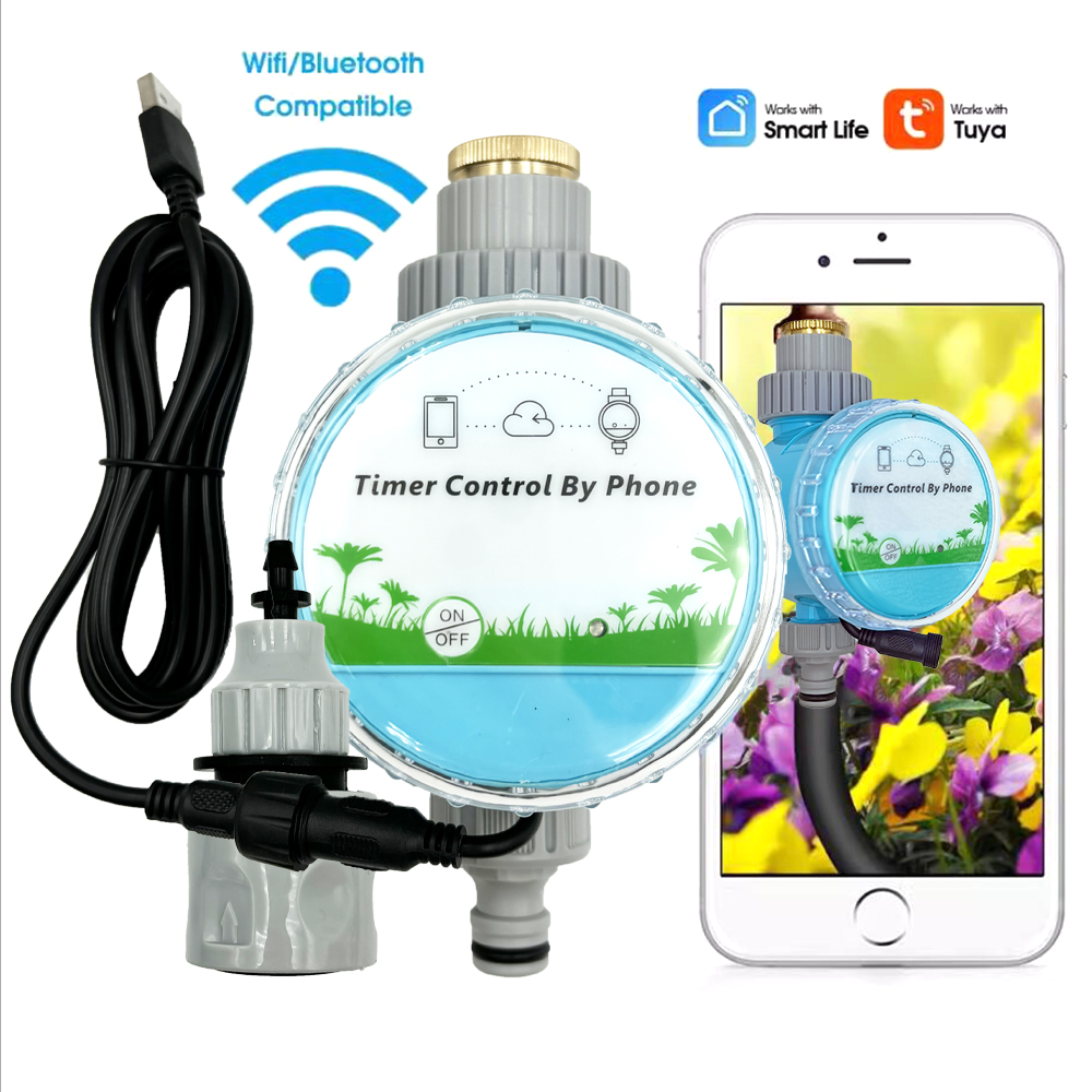Smart Home Demo Kit - WiFi ワイヤレスガーデンウォータータイマースマートフォンリモコン家庭用温室屋外灌漑自動キット内蔵ゲートウェイ