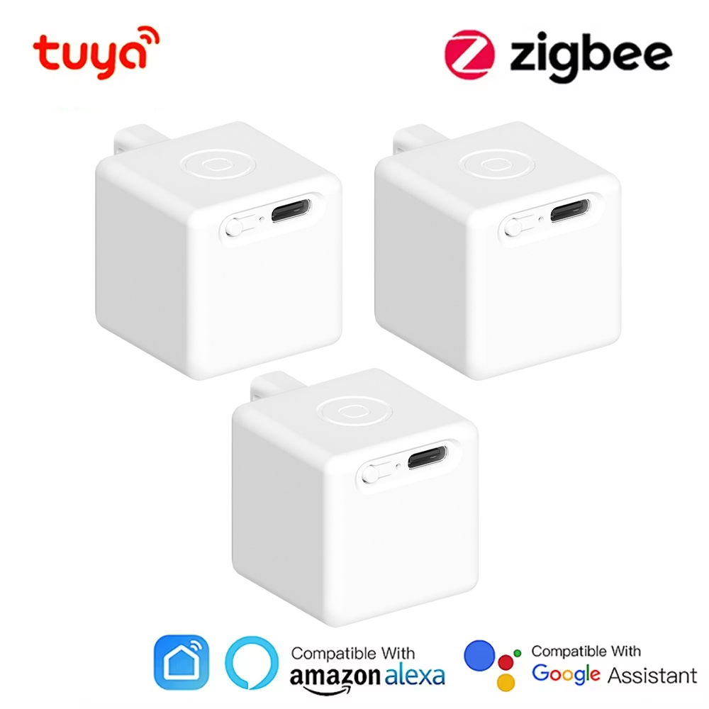 Smart Home Japan - TuyaスマートタッチフィンガーロボットZigBee 3.0充電式スイッチボタンプッシャーボットリモートコントロールアプリ対応Alexa Google Home Alice