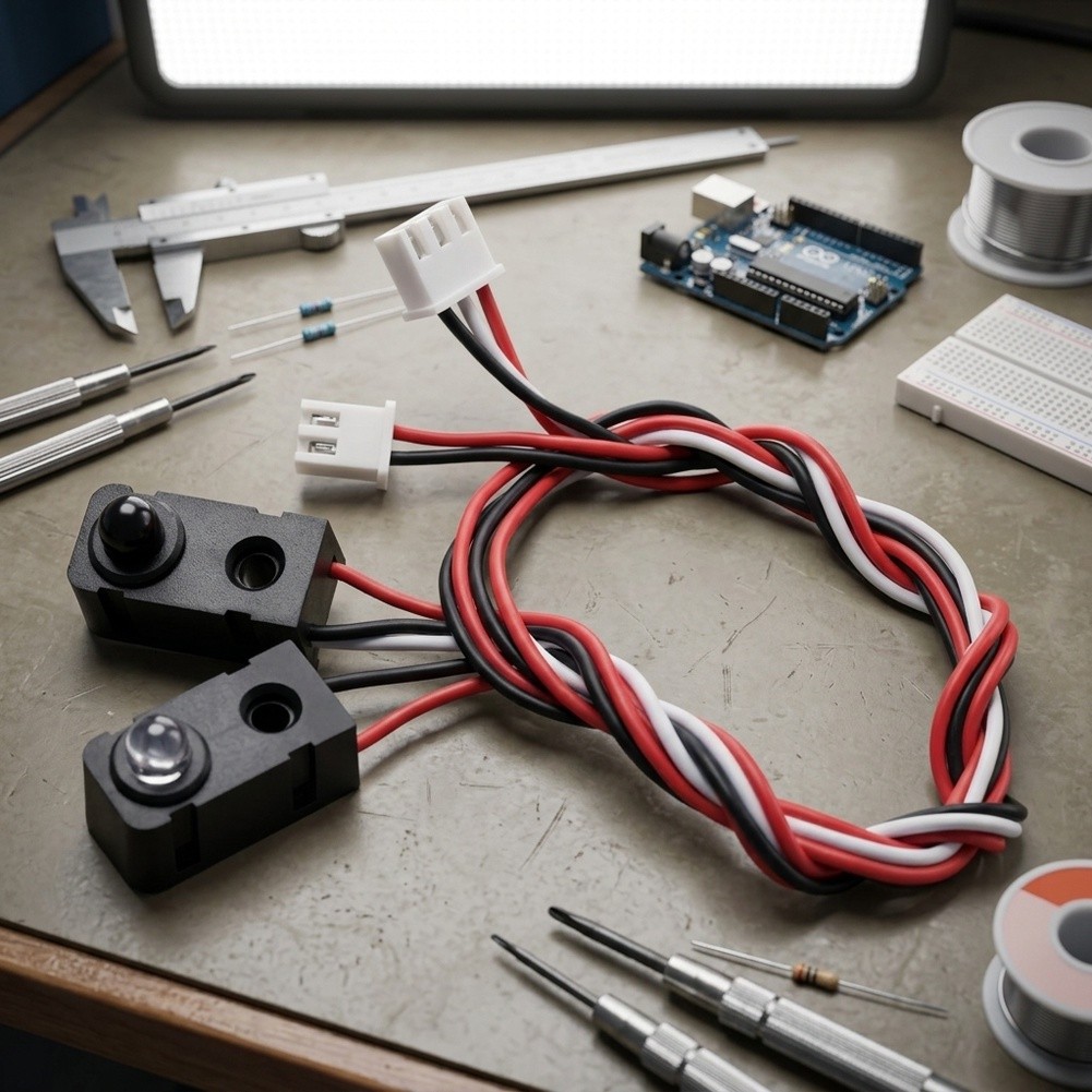 Smart Home Ir - 4ペア赤外線ビームセンサーキット スルービームIRスイッチ 5V DC スマートホームオートメーションセキュリティシステムおよびDIYロボティクスプロ用