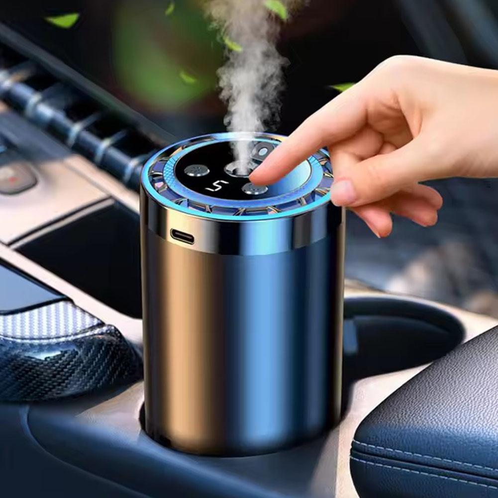 Smart Humidifier - 自動車ディフューザー加湿器 5 モード車加湿器アロマディフューザー車芳香剤車ホームオフィス寝室用