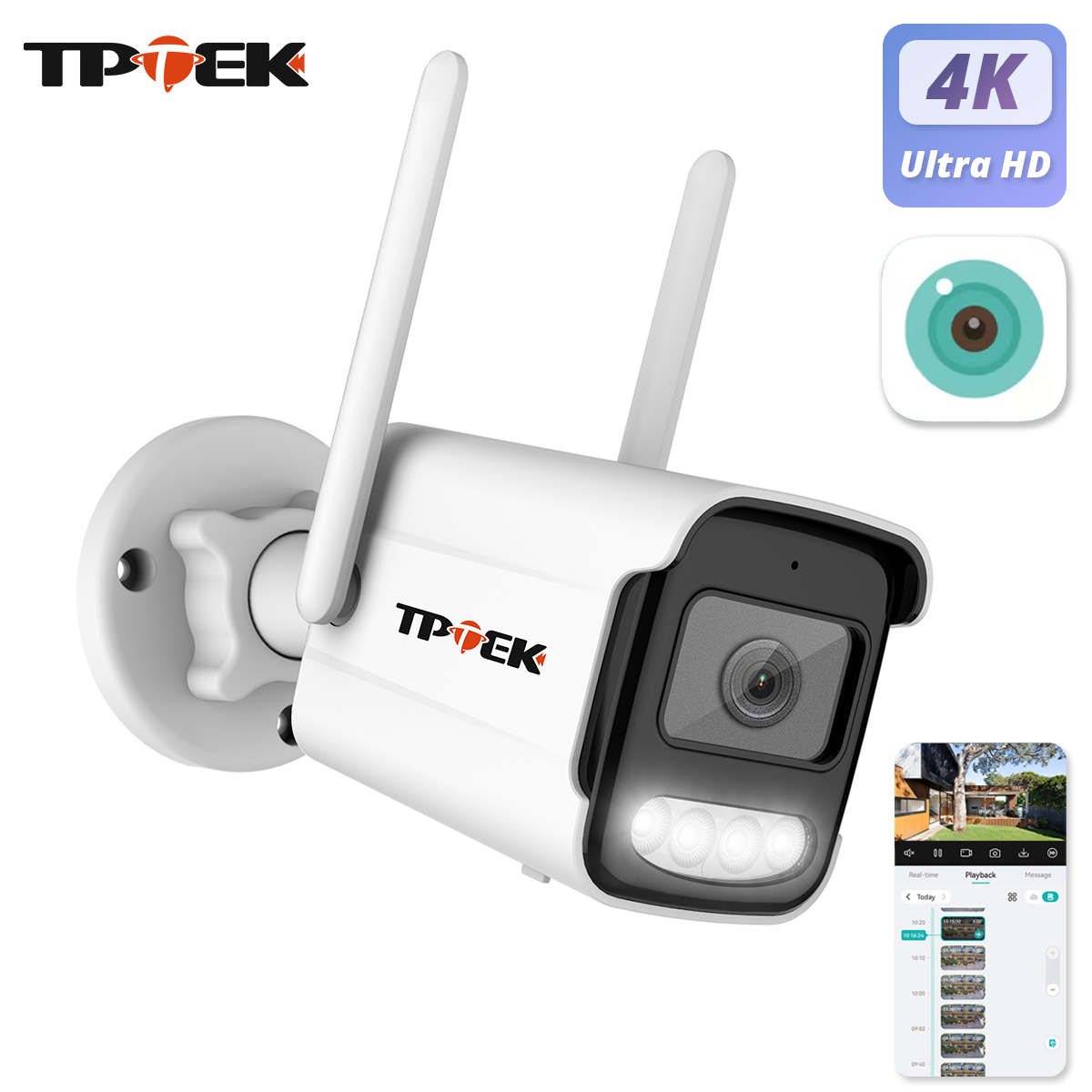 Smart Home Imou - 8MP 4K IP カメラ Wifi ワイヤレス
