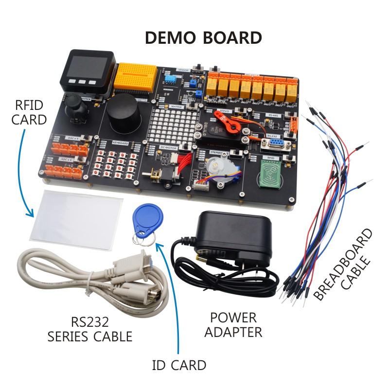 Smart Home Demo Kit - M5Stack公式SHT30 IoTデモボードESP32教育実験キットセンサーモジュール、スマートホーム学習用