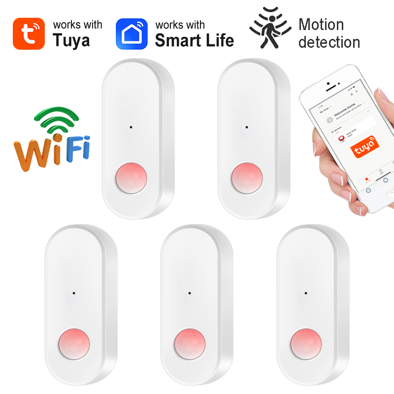 Smart Home Ir - Tuya WiFi PIR モーションセンサー スマートホーム人体赤外線検出器 セキュリティ