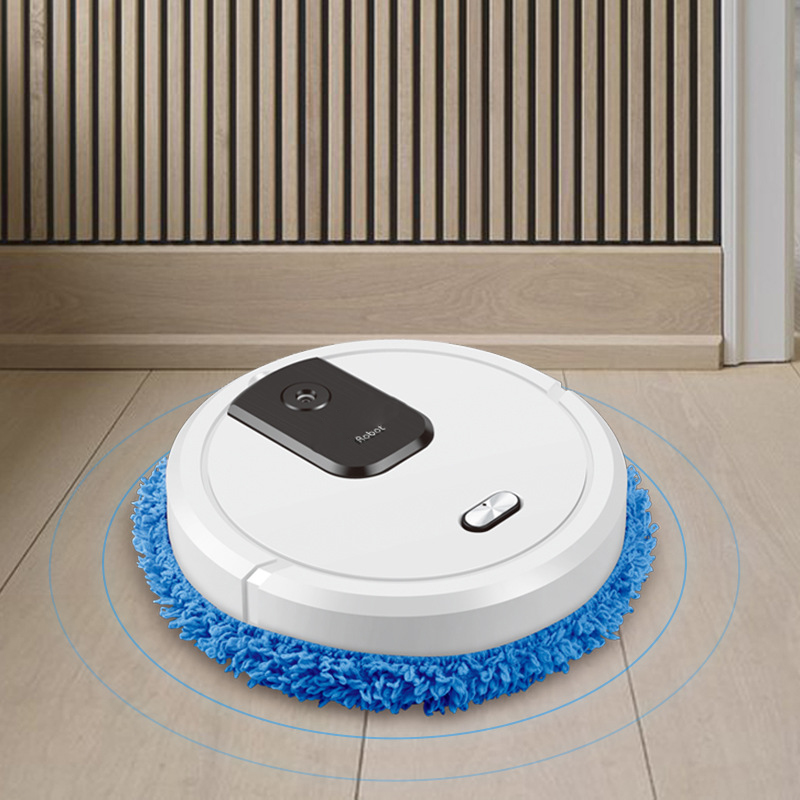 Smart Humidifier - 新しいスマート掃除とモップロボット掃除機乾湿両用モップ充電式ロボット家電加湿スプレー付き