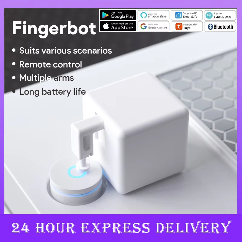 Smart Home Japan - Tuya Zigbee3.0 スマートフィンガーボットスイッチボットリモートガレージカーテンボタンロボットプッシャー Alexa Google ホーム音声アシスタントと連携
