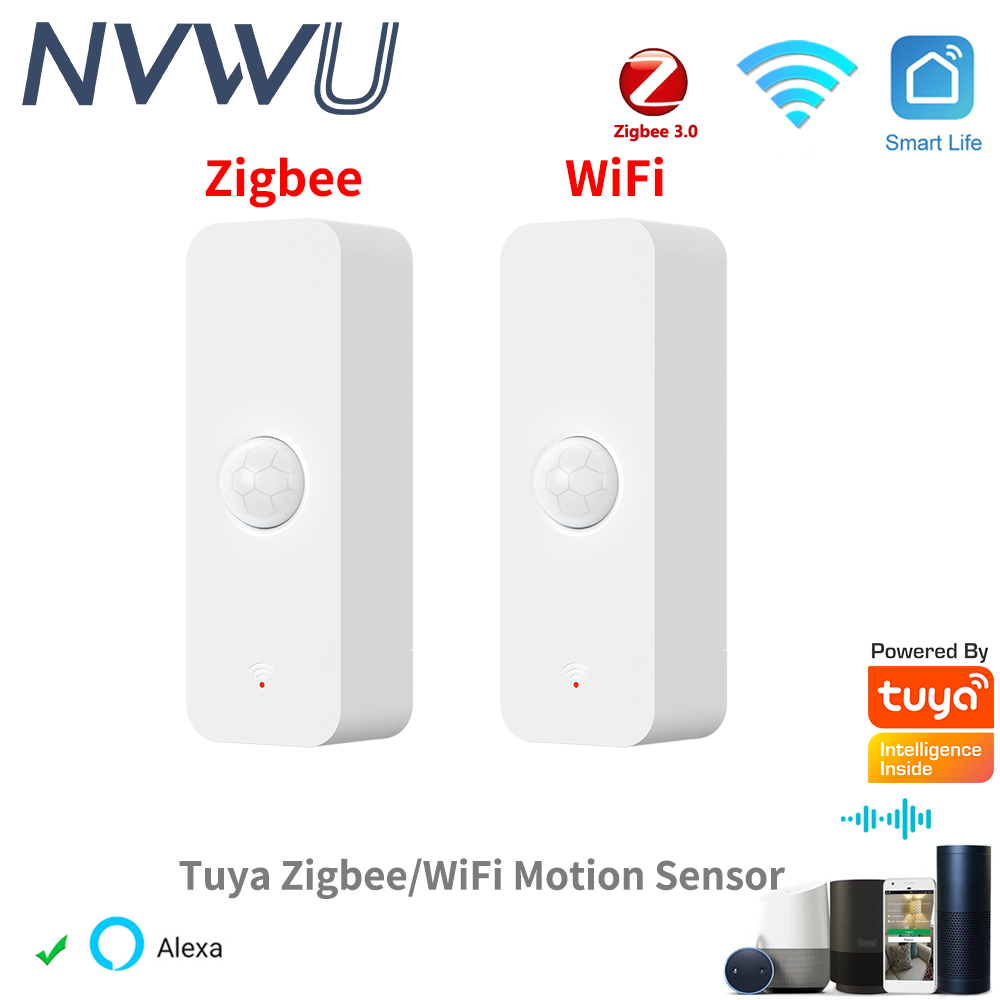 Tuya WiFi Zigbee PIR モーションセンサー - Smart Home Ir のレビューと価格