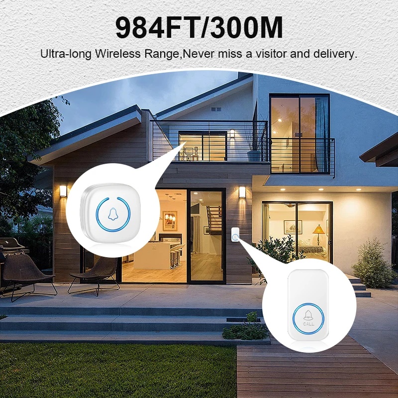ワイヤレスドアベル インテリジェントウェルカムドアベル 30 - Smart Home Europe のレビューと価格