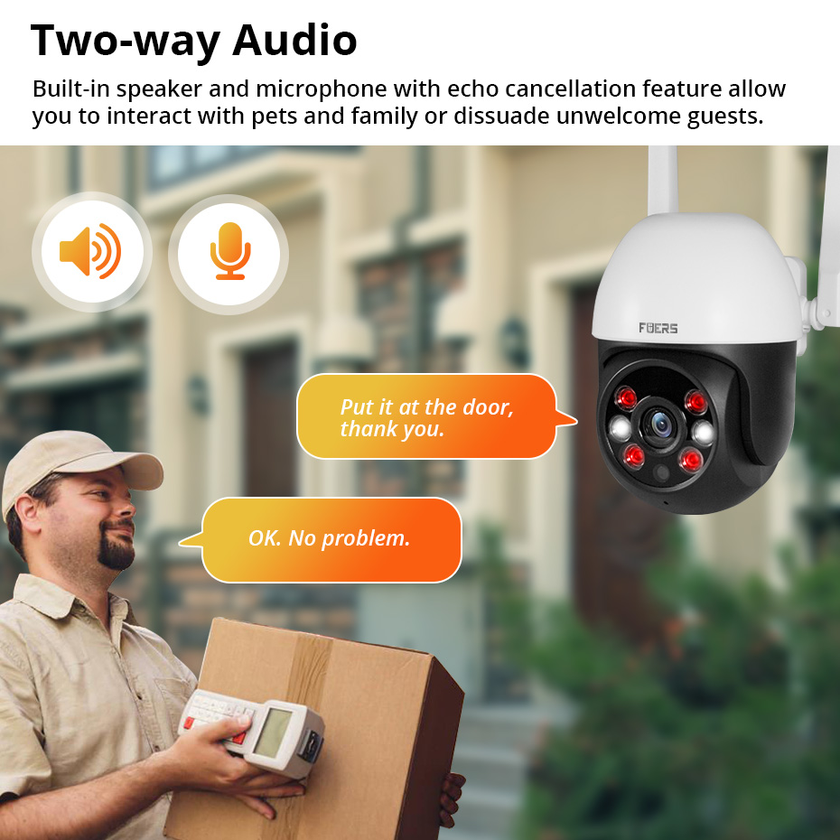 Fuers 8MP 4K IPカメラ 屋外用 家庭用セキュリ - Smart Home Imou のレビューと価格