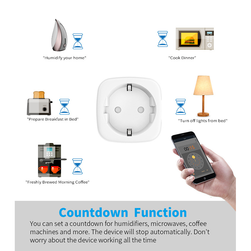 Tuya Smart Lifeアプリ対応 Wifiプラグ 2 - Smart Home Europe のレビューと価格