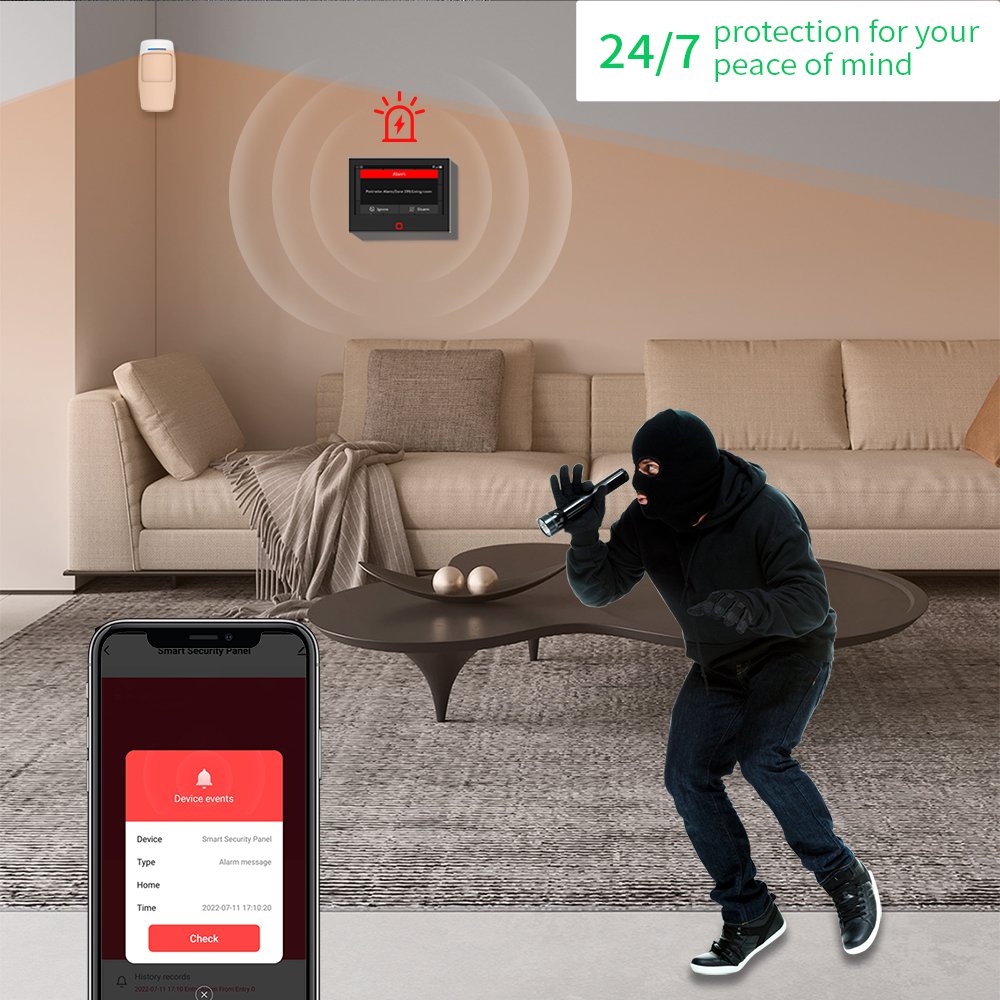 7 インチ 4G & WiFi ホームアラームホストシステム - Smart Home Demo Kit のレビューと価格