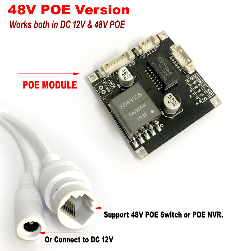 CCTV 48V POE電源モジュール + HD 4mp 5 - Smart Home Imou のレビューと価格