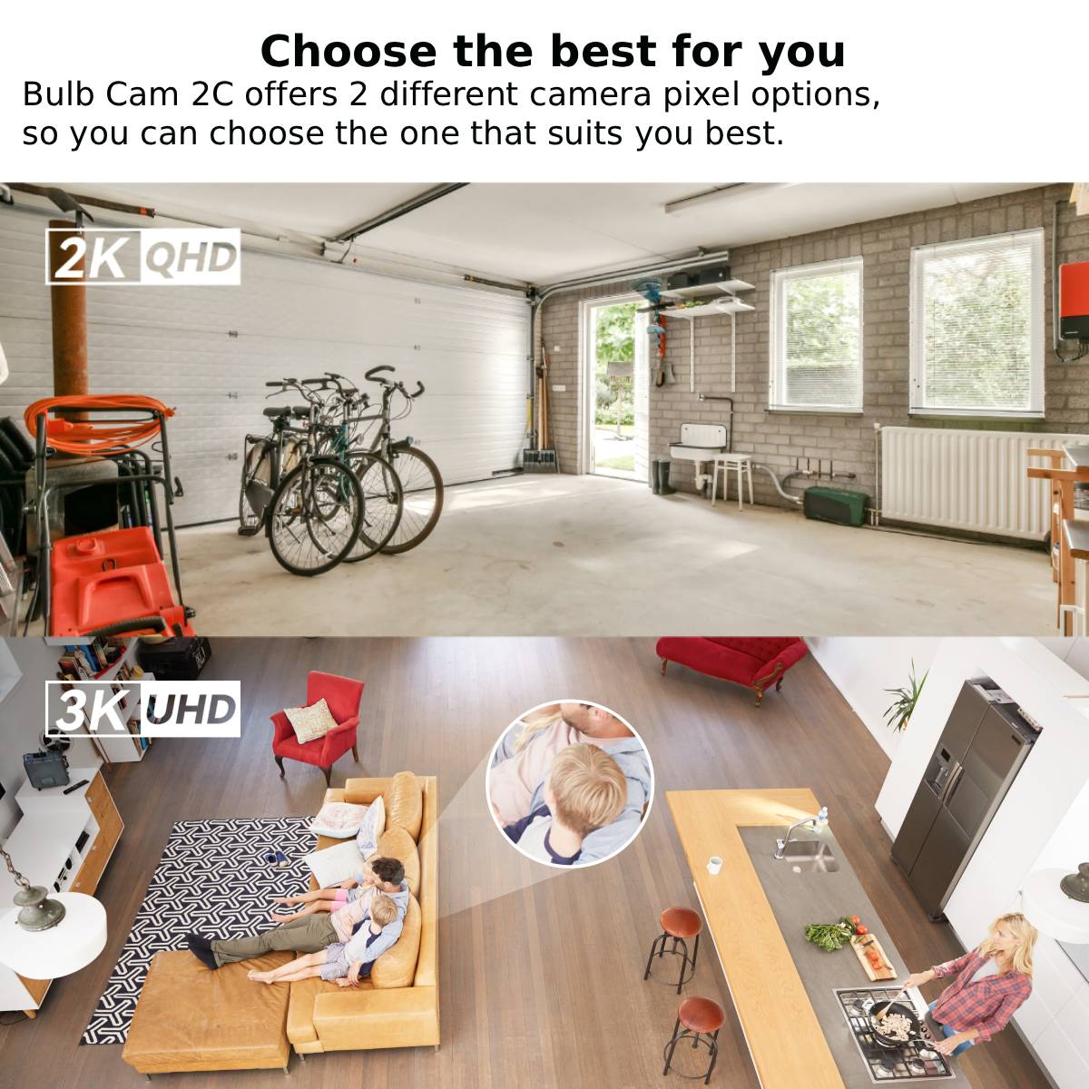 IMOU バルブカム 2C 3MP/5MP 2K/3K E2 - Smart Home Imou のレビューと価格