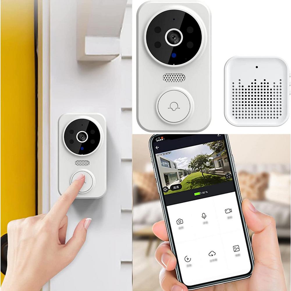 Tuyaアプリ 720P ワイヤレスWIFIドアベル 無料ク - Video Doorbell のレビューと価格
