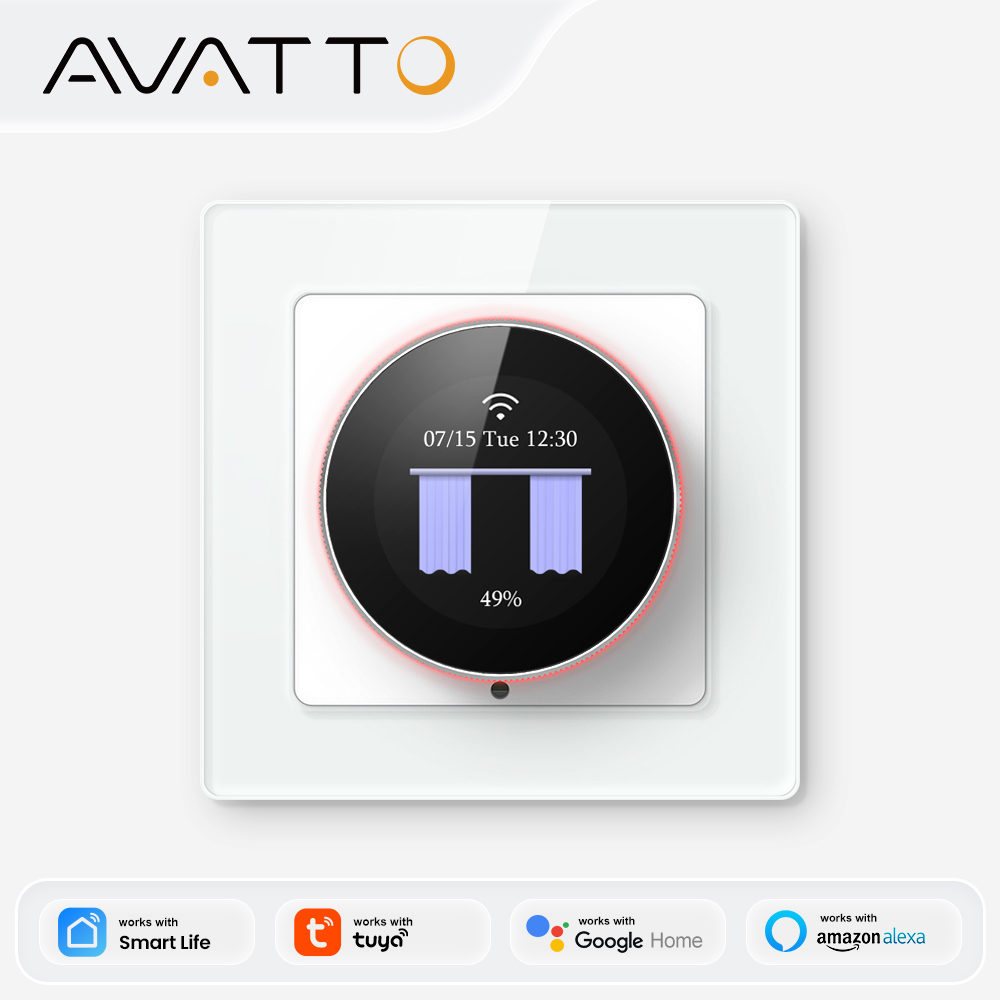 AVATTO WiFiスマートノブカーテンスイッチ、アンビエ - Smart Home Europe のレビューと価格