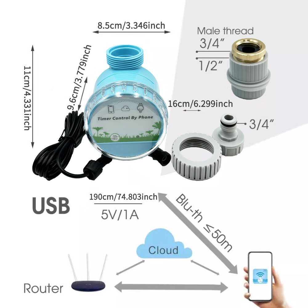 WiFi ワイヤレスガーデンウォータータイマースマートフォン - Smart Home Demo Kit のレビューと価格