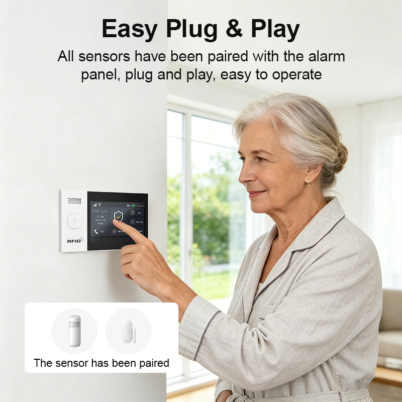PGST 2G GSM WiFi 警報システムキット ワイヤ - Smart Home Demo Kit のレビューと価格