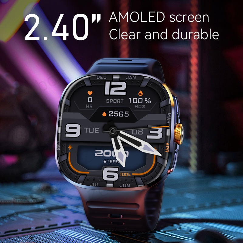 M99 スマートウォッチ 2.4 インチの大きな Amole - Smart Home Japan のレビューと価格