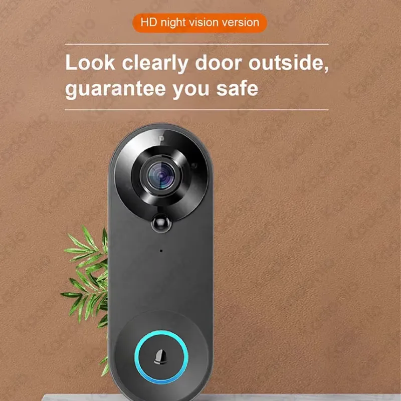 Kadonio 1080P WiFi ビデオドアベル PIR - Video Doorbell のレビューと価格