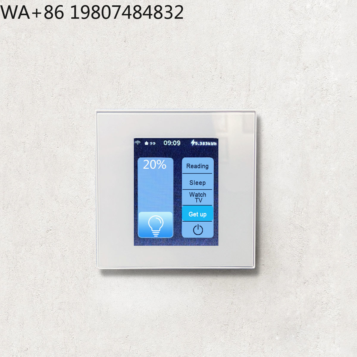 16A デイリープログラム可能なWiFiスマートノブ式床暖房 - Smart Home Icon のレビューと価格
