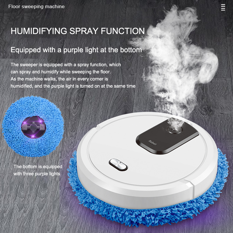 新しいスマート掃除とモップロボット掃除機乾湿両用モップ充電式 - Smart Humidifier のレビューと価格