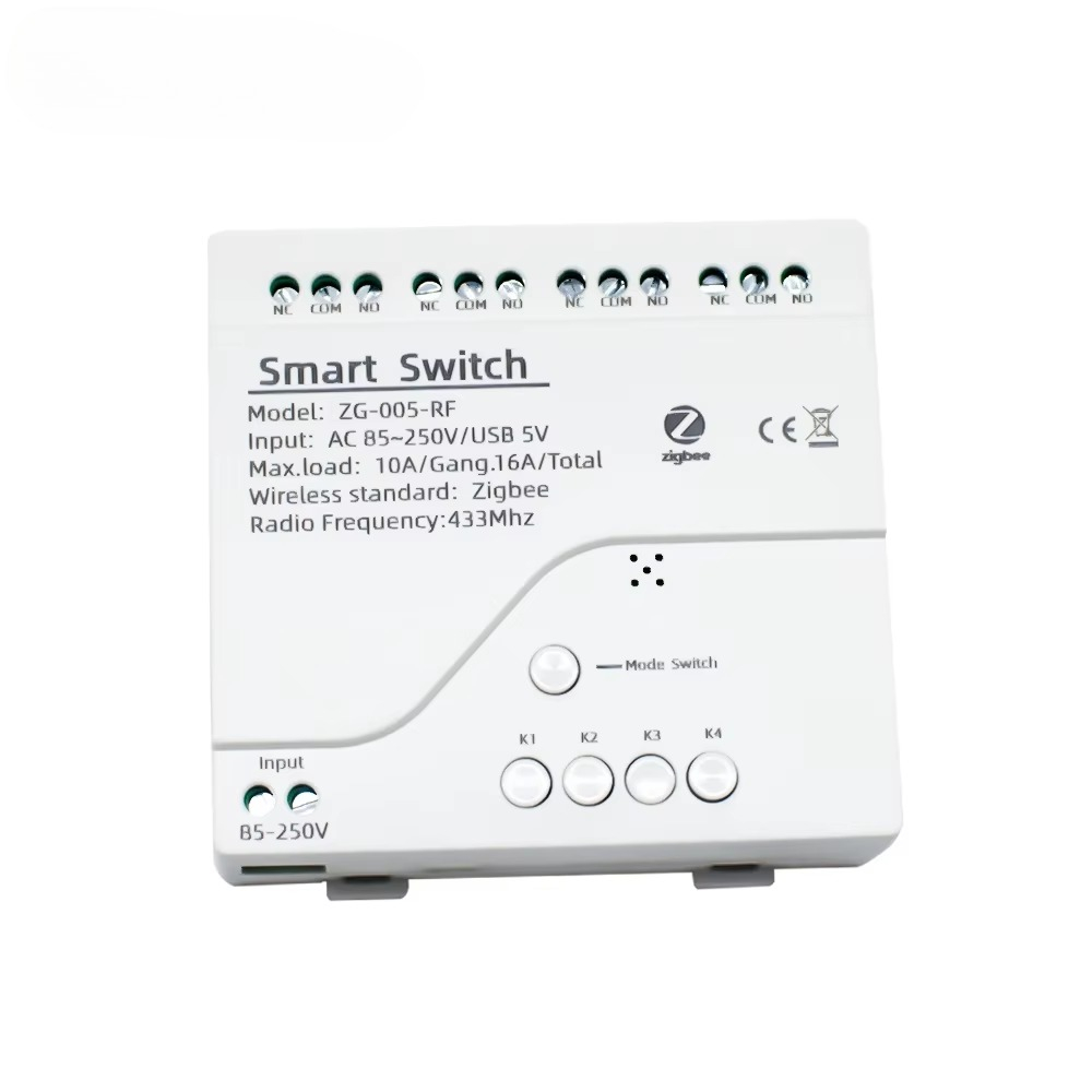 Tuya 4CH Zigbeeスイッチリレーモジュール US - Smart Home Ac のレビューと価格