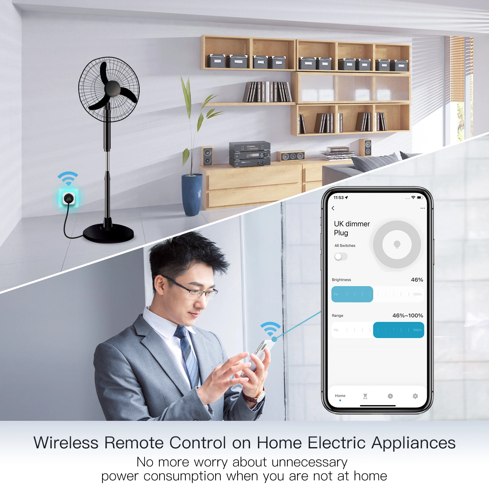 MOES Tuya WiFi スマートプラグ 調光可能な電源 - Smart Home Europe のレビューと価格