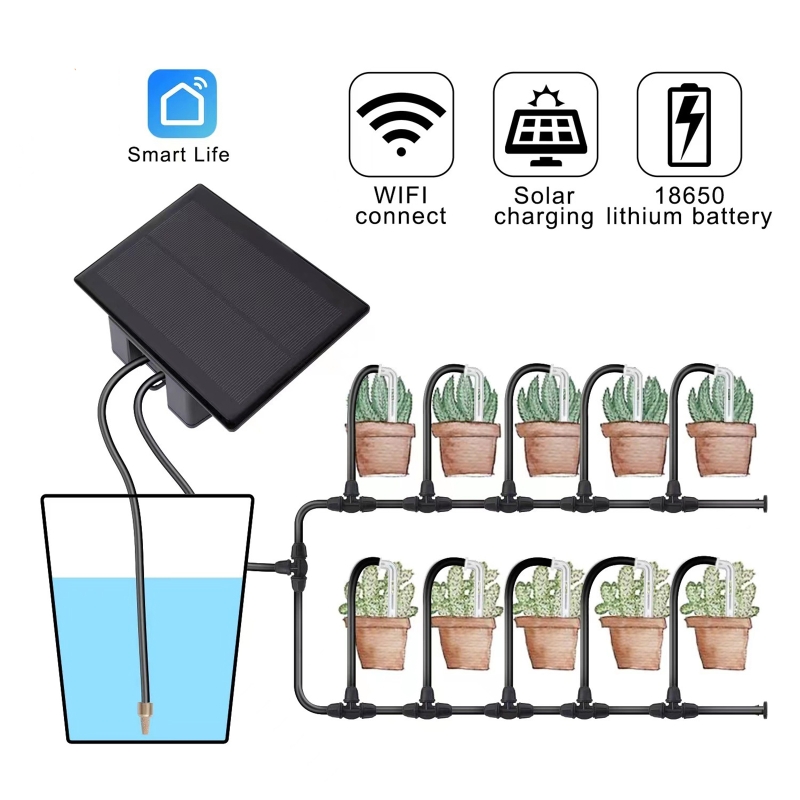 WIFI ソーラー自動散水機キットモバイルアプリリモコンホー - Smart Home Demo Kit のレビューと価格
