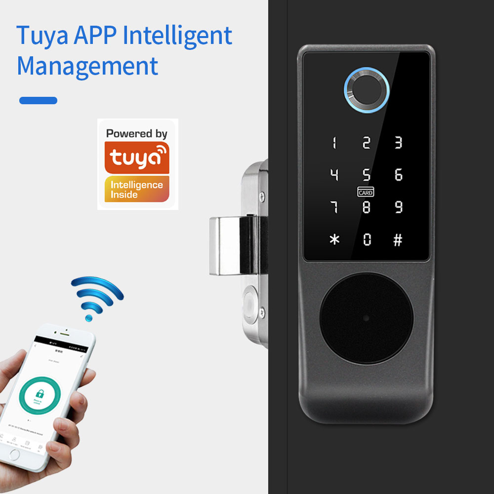 Tuyaアプリ対応 指紋認証スマートドアロック 屋外ゲートパ - Smart Home Imou のレビューと価格