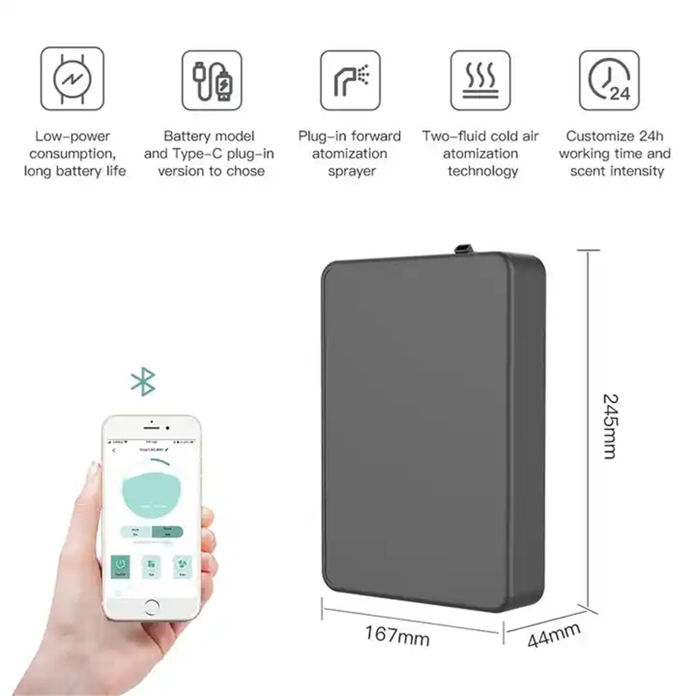 500m³対応アロマディフューザー スマートセントエアマシン - Smart Humidifier のレビューと価格