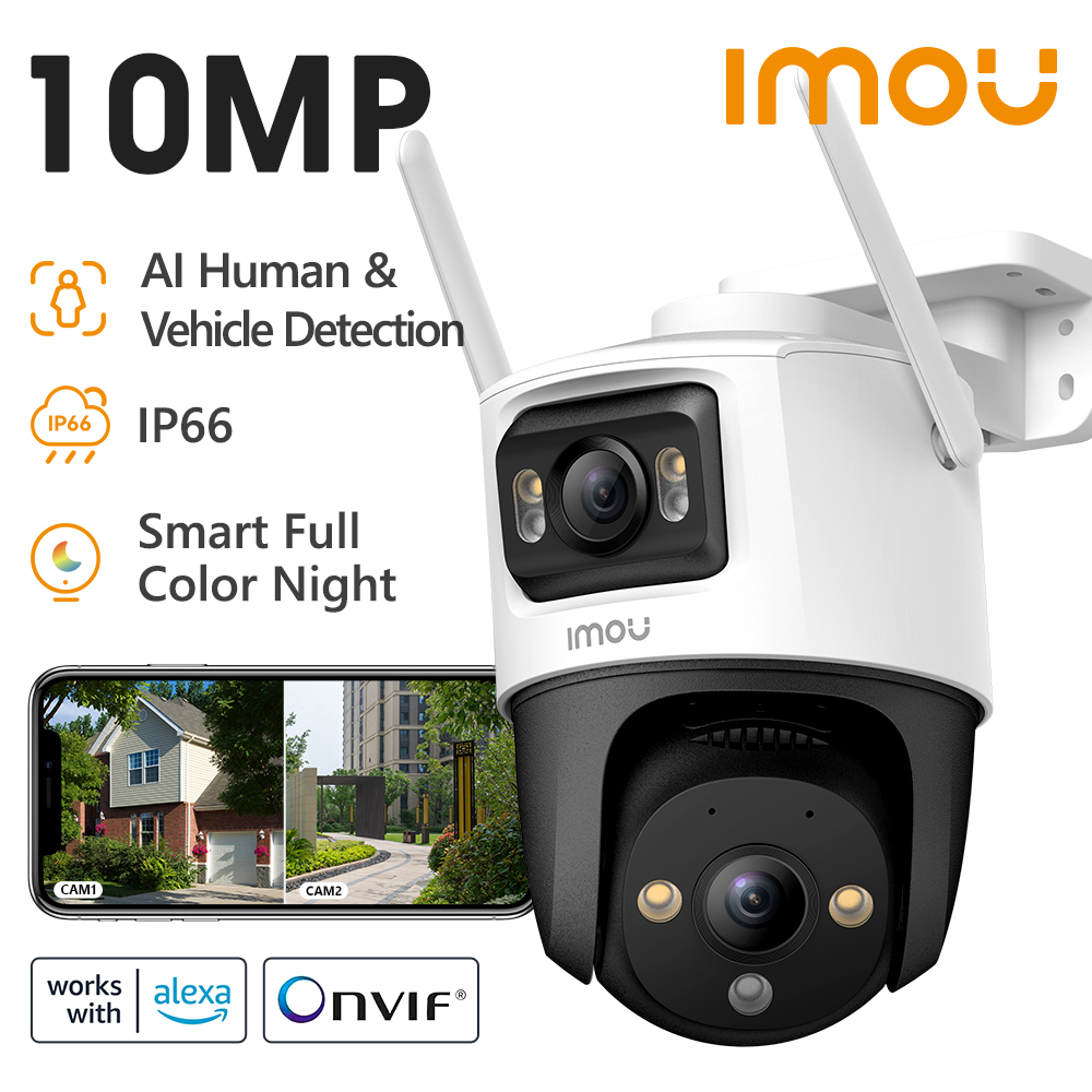 Imou-屋外監視カメラ,デュアルバンドレンズ,ポイント,ホ - Smart Home Imou のレビューと価格
