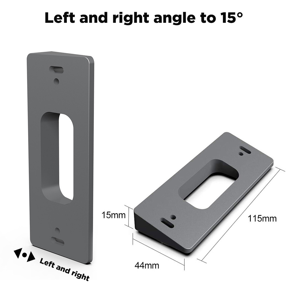 DIGIT-調整可能な角度のドアベルブラケット、リングビデオ - Video Doorbell のレビューと価格