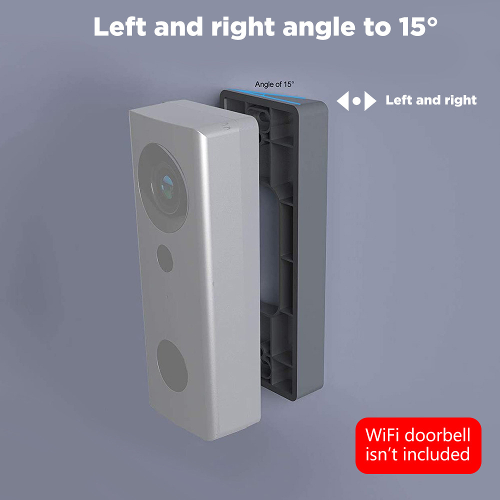 DIGIT-調整可能な角度のドアベルブラケット、リングビデオ - Video Doorbell のレビューと価格